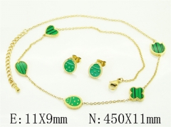 HY Wholesale Jewelry Set 316L Stainless Steel jewelry Set Fashion Jewelry-HY32S0225HPE