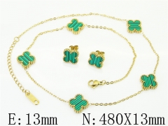 HY Wholesale Jewelry Set 316L Stainless Steel jewelry Set Fashion Jewelry-HY35S0054VOL