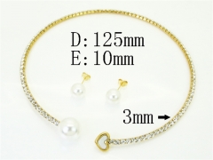 HY Wholesale Jewelry Set 316L Stainless Steel jewelry Set Fashion Jewelry-HY59S2623HOZ