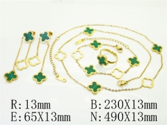 HY Wholesale Jewelry Set 316L Stainless Steel jewelry Set Fashion Jewelry-HY35S0119HOD