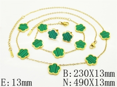 HY Wholesale Jewelry Set 316L Stainless Steel jewelry Set Fashion Jewelry-HY35S0091HJS