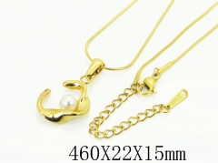 HY Wholesale Stainless Steel 316L Jewelry Hot sale Necklaces-HY48N0140SML