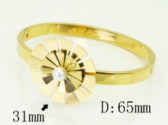 HY Wholesale Bangles Jewelry Stainless Steel 316L Fashion Bangle-HY80B2178H15