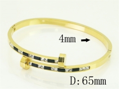 HY Wholesale Bangles Jewelry Stainless Steel 316L Fashion Bangle-HY04B0086HMX