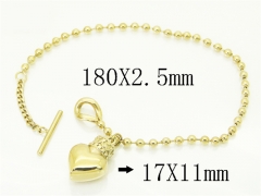 HY Wholesale Bracelets 316L Stainless Steel Jewelry Bracelets-HY04B0007HHS