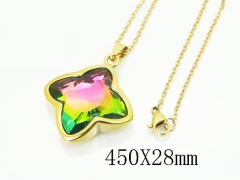 HY Wholesale Stainless Steel 316L Jewelry Hot sale Necklaces-HY74N0289HIT