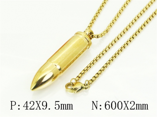 HY Wholesale Stainless Steel 316L Jewelry Hot sale Necklaces-HY49N0018XML