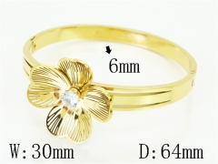 HY Wholesale Bangles Jewelry Stainless Steel 316L Fashion Bangle-HY80B2238HSS