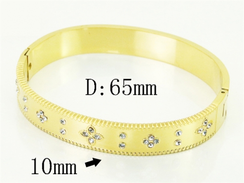 HY Wholesale Bangles Jewelry Stainless Steel 316L Fashion Bangle-HY04B0093HLC