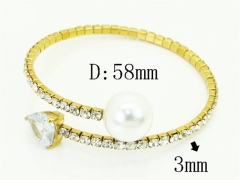 HY Wholesale Bangles Jewelry Stainless Steel 316L Fashion Bangle-HY59B0381HIZ