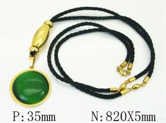 HY Wholesale Stainless Steel 316L Jewelry Hot sale Necklaces-HY52N0219IOD