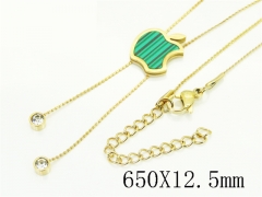 HY Wholesale Stainless Steel 316L Jewelry Hot sale Necklaces-HY62N0569LF