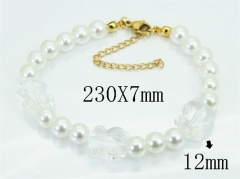 HY Wholesale Bracelets 316L Stainless Steel Jewelry Bracelets-HY02B0129SML