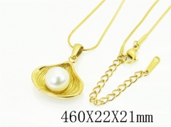 HY Wholesale Stainless Steel 316L Jewelry Hot sale Necklaces-HY48N0134DML