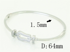 HY Wholesale Bangles Jewelry Stainless Steel 316L Fashion Bangle-HY04B0017HOW