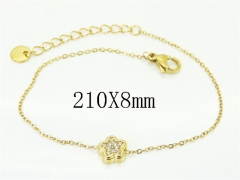 HY Wholesale Bracelets 316L Stainless Steel Jewelry Bracelets-HY25B0428PV