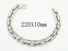 HY Wholesale Bracelets 316L Stainless Steel Jewelry Bracelets-HY61B0701HKB