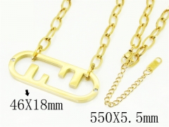 HY Wholesale Stainless Steel 316L Jewelry Hot sale Necklaces-HY80N1052NL