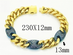 HY Wholesale Bracelets 316L Stainless Steel Jewelry Bracelets-HY28B0133JLV