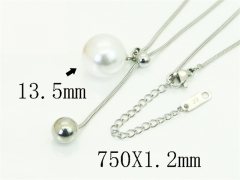 HY Wholesale Stainless Steel 316L Jewelry Hot sale Necklaces-HY32N0941OL