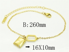 HY Wholesale Bracelets 316L Stainless Steel Jewelry Bracelets-HY80B2211MY