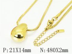 HY Wholesale Stainless Steel 316L Jewelry Hot sale Necklaces-HY30N0392PL