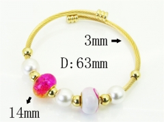 HY Wholesale Bangles Jewelry Stainless Steel 316L Fashion Bangle-HY38B0963PX