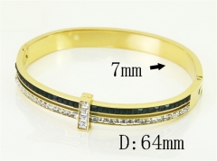 HY Wholesale Bangles Jewelry Stainless Steel 316L Fashion Bangle-HY04B0083HMX