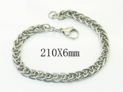 HY Wholesale Bracelets 316L Stainless Steel Jewelry Bracelets-HY48B0089SKL