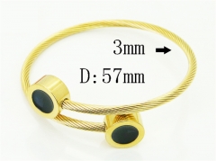 HY Wholesale Bangles Jewelry Stainless Steel 316L Fashion Bangle-HY38B1019HIX