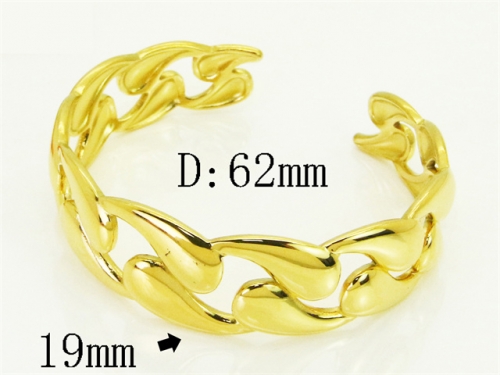 HY Wholesale Bangles Jewelry Stainless Steel 316L Fashion Bangle-HY30B0298HIW