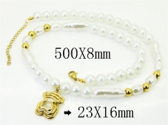 HY Wholesale Stainless Steel 316L Jewelry Hot sale Necklaces-HY80N1046OL