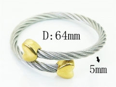 HY Wholesale Bangles Jewelry Stainless Steel 316L Fashion Bangle-HY38B0996HSS