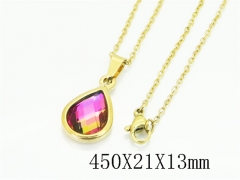 HY Wholesale Stainless Steel 316L Jewelry Hot sale Necklaces-HY74N0284HDD