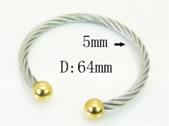 HY Wholesale Bangles Jewelry Stainless Steel 316L Fashion Bangle-HY38B0988PS