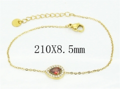 HY Wholesale Bracelets 316L Stainless Steel Jewelry Bracelets-HY25B0438HIE