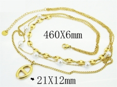 HY Wholesale Stainless Steel 316L Jewelry Hot sale Necklaces-HY32N0958HIR