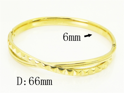 HY Wholesale Bangles Jewelry Stainless Steel 316L Fashion Bangle-HY04B0082HLS