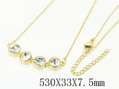 HY Wholesale Stainless Steel 316L Jewelry Hot sale Necklaces-HY30N0338OA