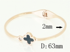 HY Wholesale Bangles Jewelry Stainless Steel 316L Fashion Bangle-HY04B0020HDD