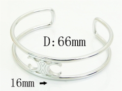 HY Wholesale Bangles Jewelry Stainless Steel 316L Fashion Bangle-HY30B0237HBB