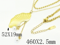 HY Wholesale Stainless Steel 316L Jewelry Hot sale Necklaces-HY32N0930HCC