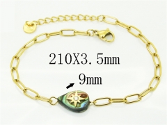 HY Wholesale Bracelets 316L Stainless Steel Jewelry Bracelets-HY25B0419PL