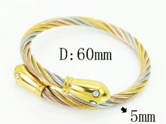 HY Wholesale Bangles Jewelry Stainless Steel 316L Fashion Bangle-HY38B1001HJV