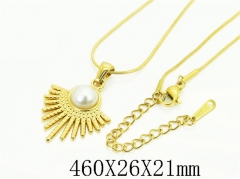 HY Wholesale Stainless Steel 316L Jewelry Hot sale Necklaces-HY48N0142FML