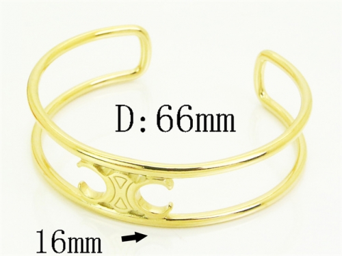 HY Wholesale Bangles Jewelry Stainless Steel 316L Fashion Bangle-HY30B0238HLX