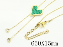 HY Wholesale Stainless Steel 316L Jewelry Hot sale Necklaces-HY62N0573LE