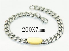 HY Wholesale Bracelets 316L Stainless Steel Jewelry Bracelets-HY61B0627OG