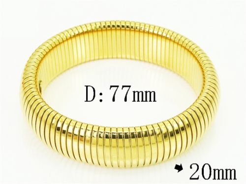 HY Wholesale Bangles Jewelry Stainless Steel 316L Fashion Bangle-HY28B0139HOY