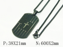 HY Wholesale Stainless Steel 316L Jewelry Hot sale Necklaces-HY49N0022EML